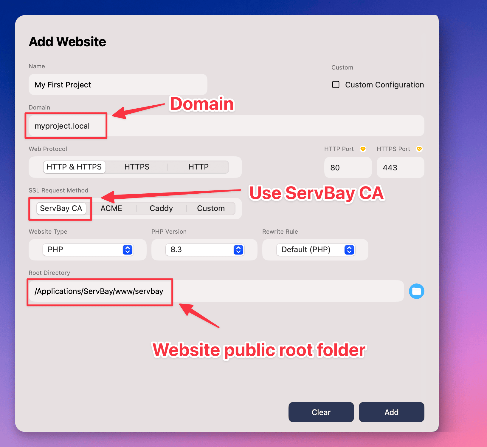 Save Non-standard Domain Website