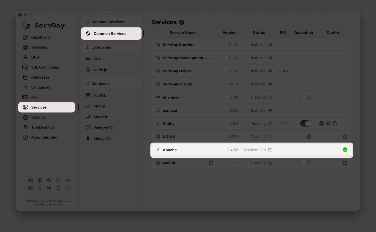 How to install Apache