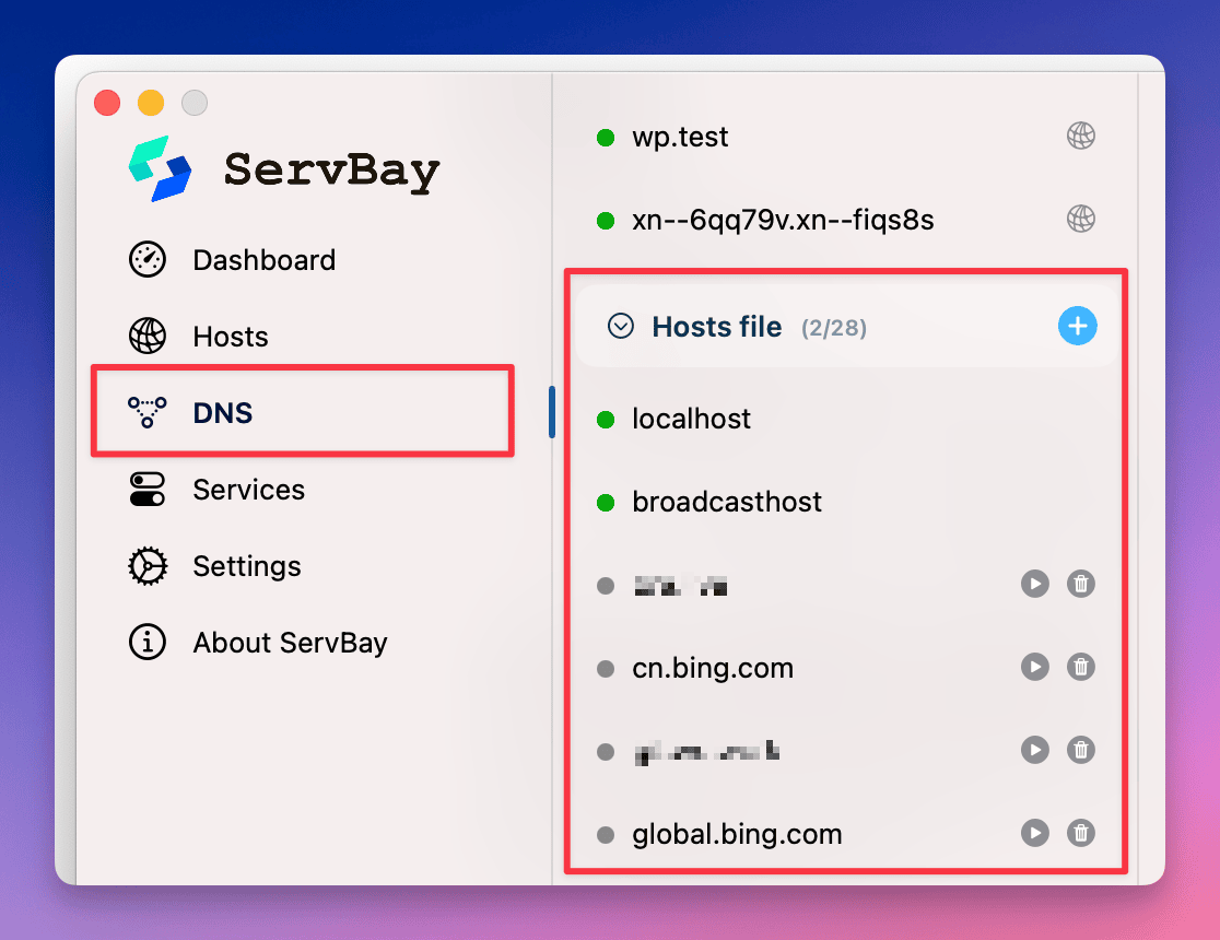 Managing Local Hosts File