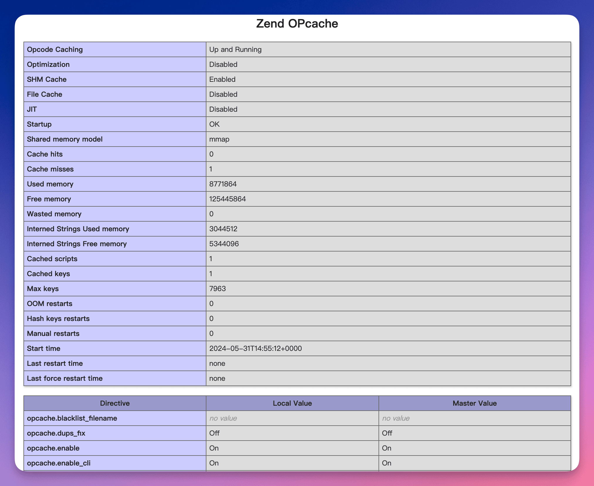 كيفية تمكين وحدة OPcache المدمجة في ServBay