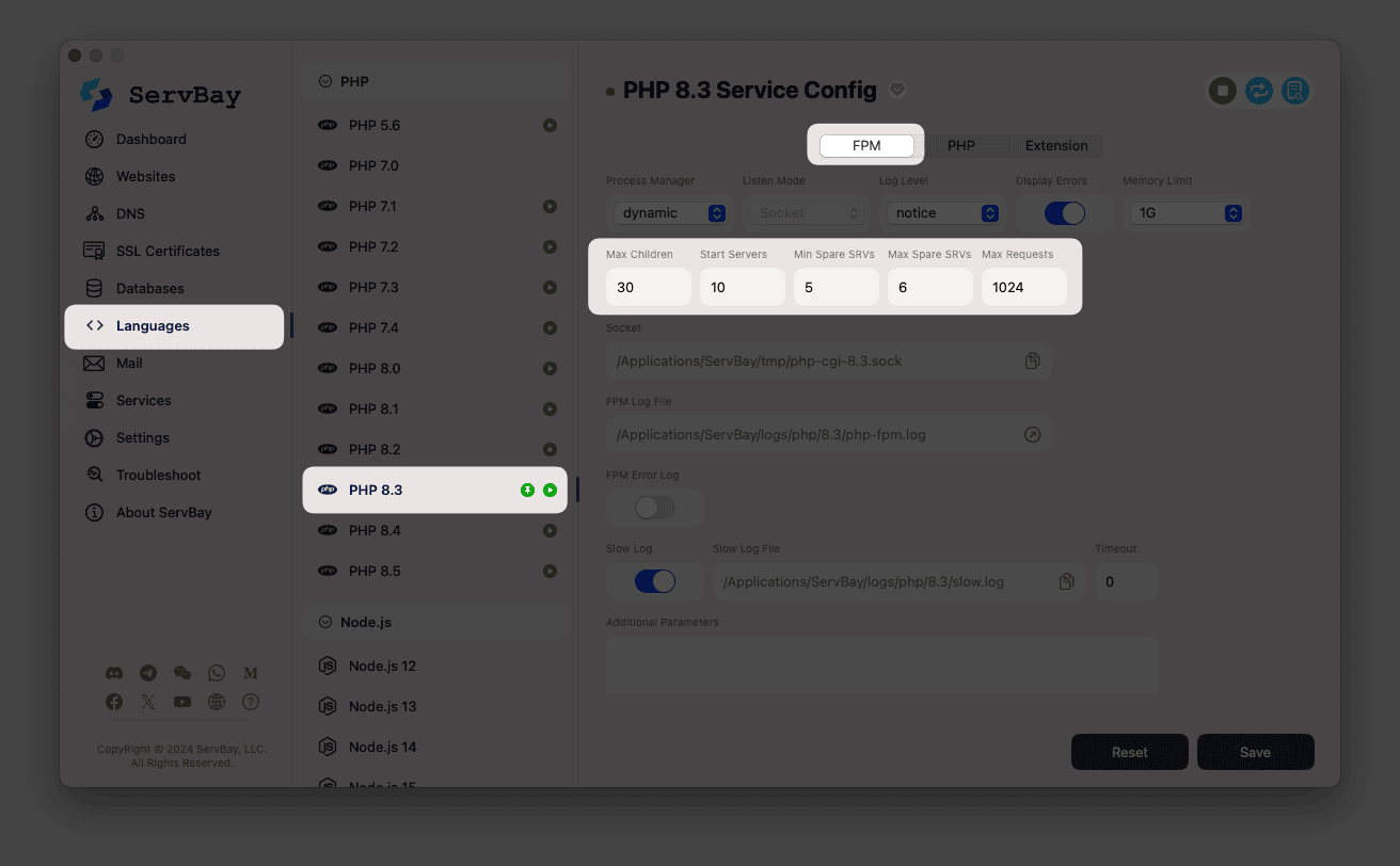 How to modify pm.max_children