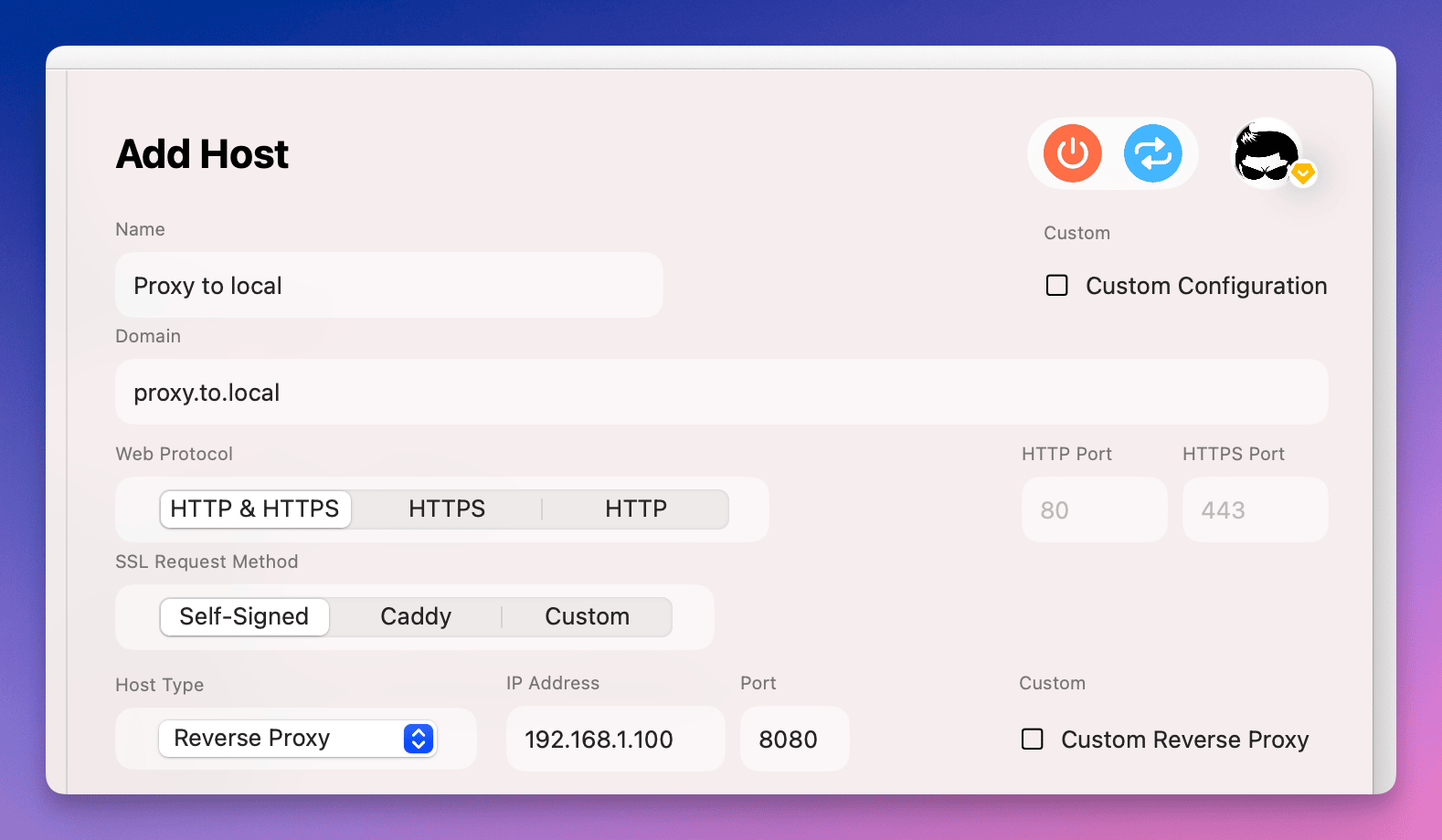 Proxy inverso de un sitio web