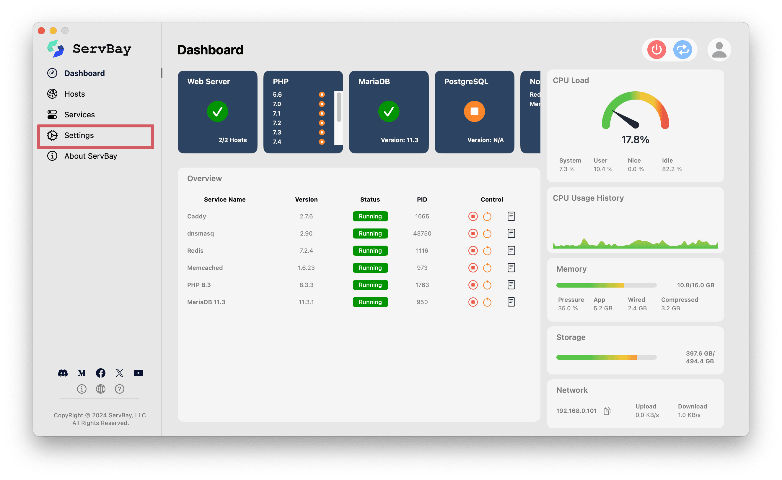 Configurar Versão Padrão