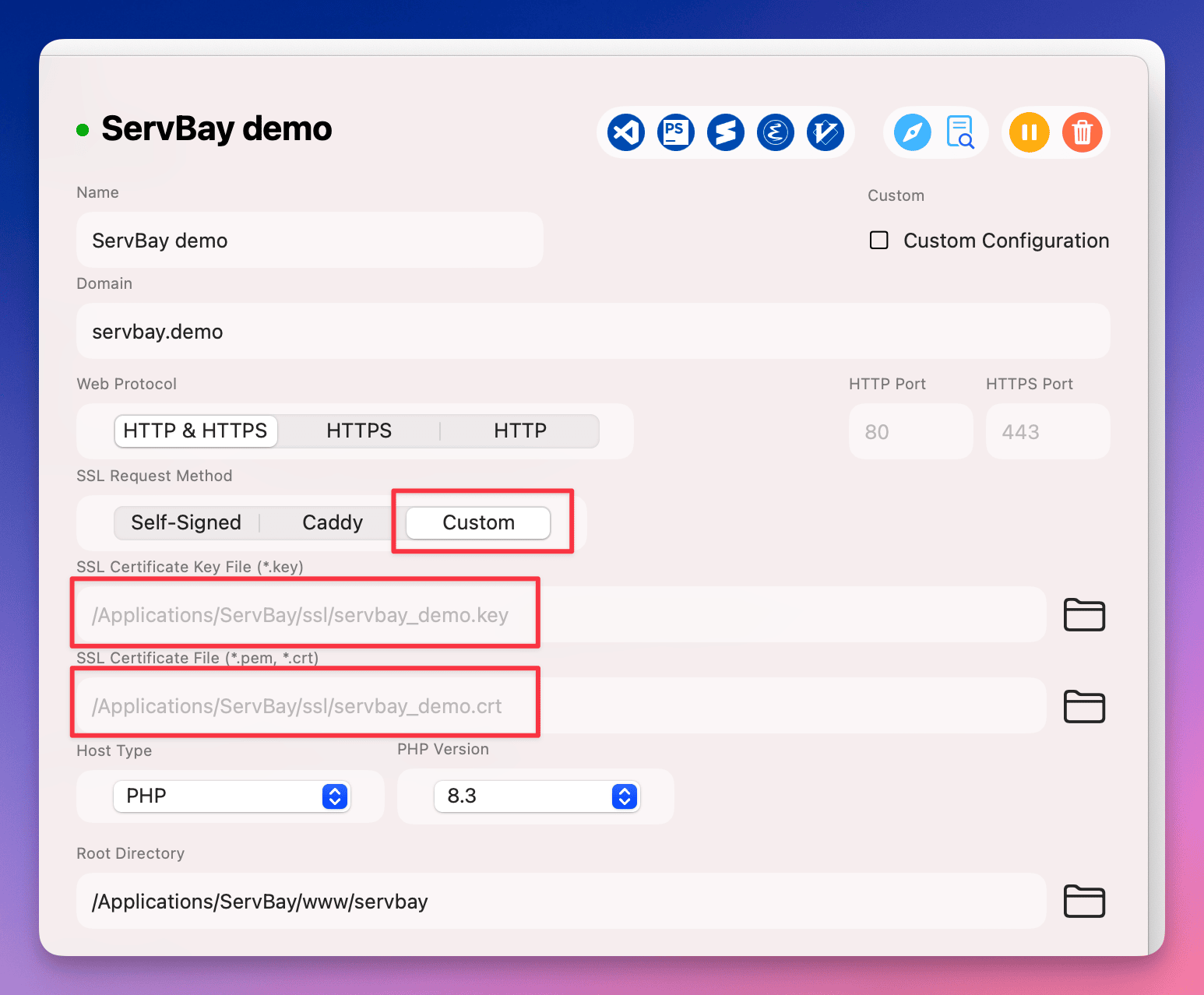 Использование самоподписанного SSL-сертификата