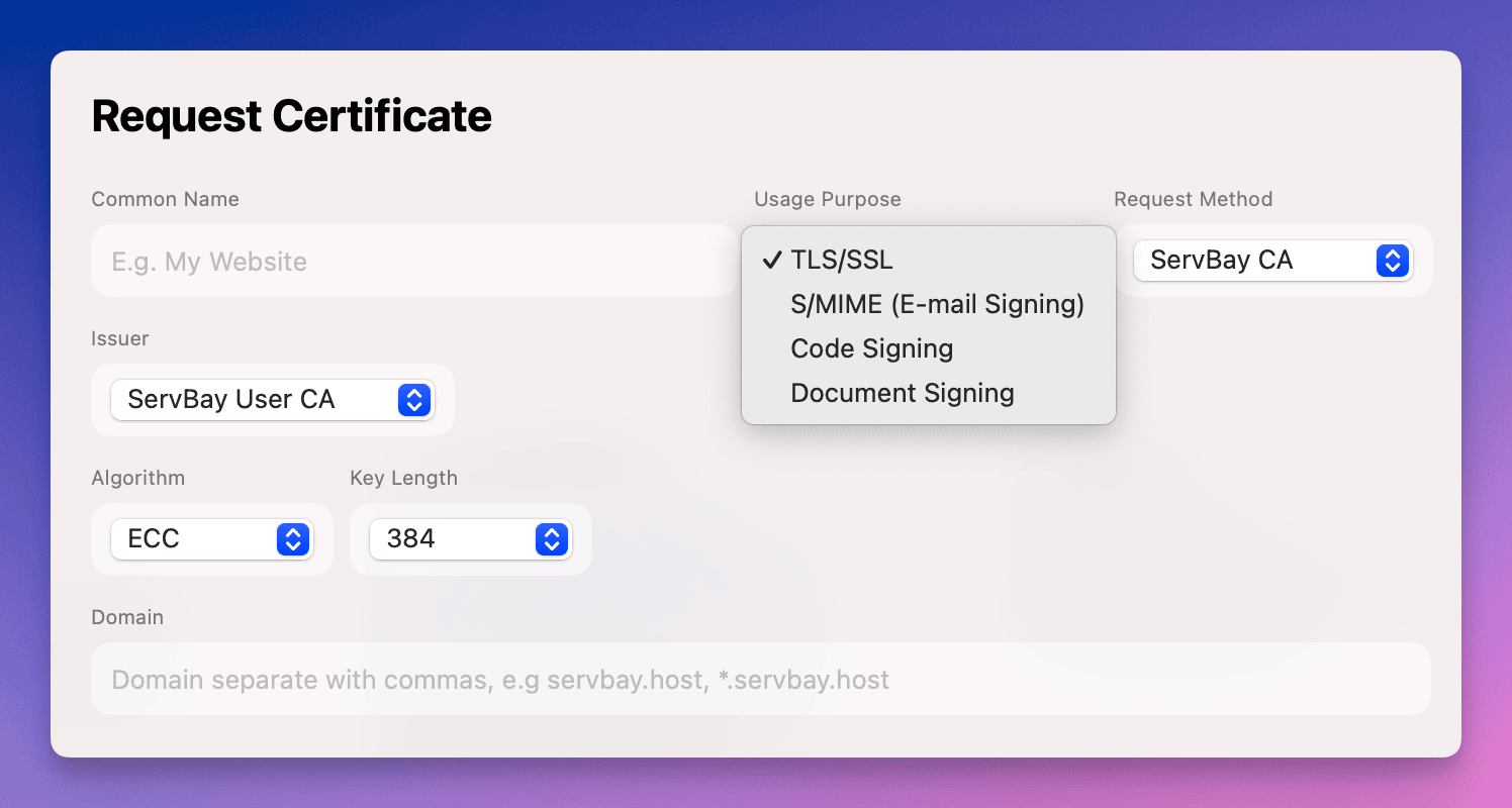 Trusted Third-Party Certificate